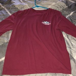 Adult Medium Maroon Vans Long Sleeve